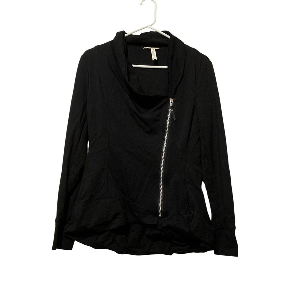 Matilda Jane Women’s Size M‎ Black Full Zip Jacket Side pockets